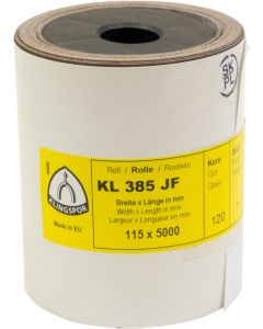 Klingspor - KL 385 JF - schuurrollen - schuurlinnen - 115 x 5000mm - K120